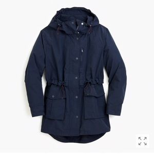 J.Crew Perfect Hooded Rain Jacket *NWT*